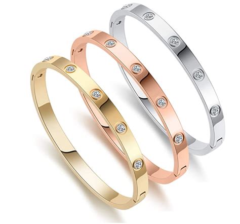 cartier love bracelet dupe gold|cartier love bracelet replica.